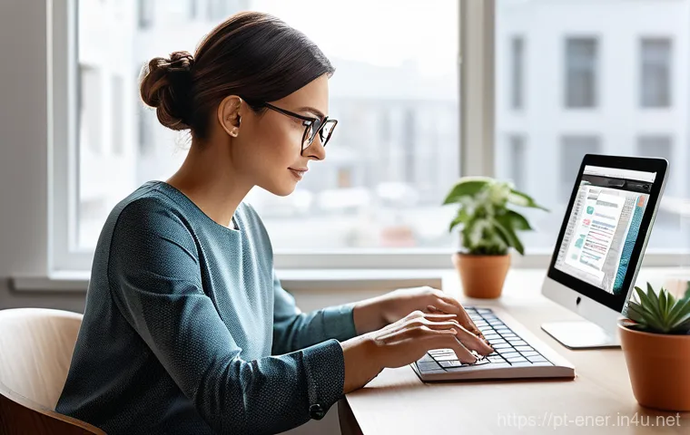 에너지기술자 네트워킹 방법 - **Prompt:** A dynamic scene at a bustling "Sustainable Energy Summit." A diverse group of four profe...
